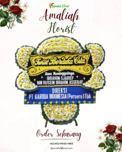 Papan Bunga Duka di Sarijadi